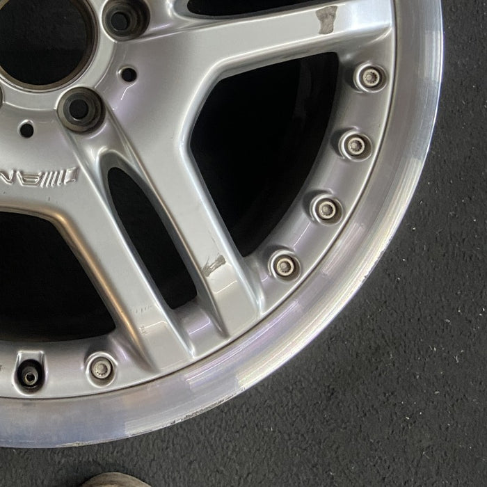 18" MERCEDES SLK 06 171 Type; SLK55 18x7.5 frt 10 spoke Original OEM Wheel Rim - Back View