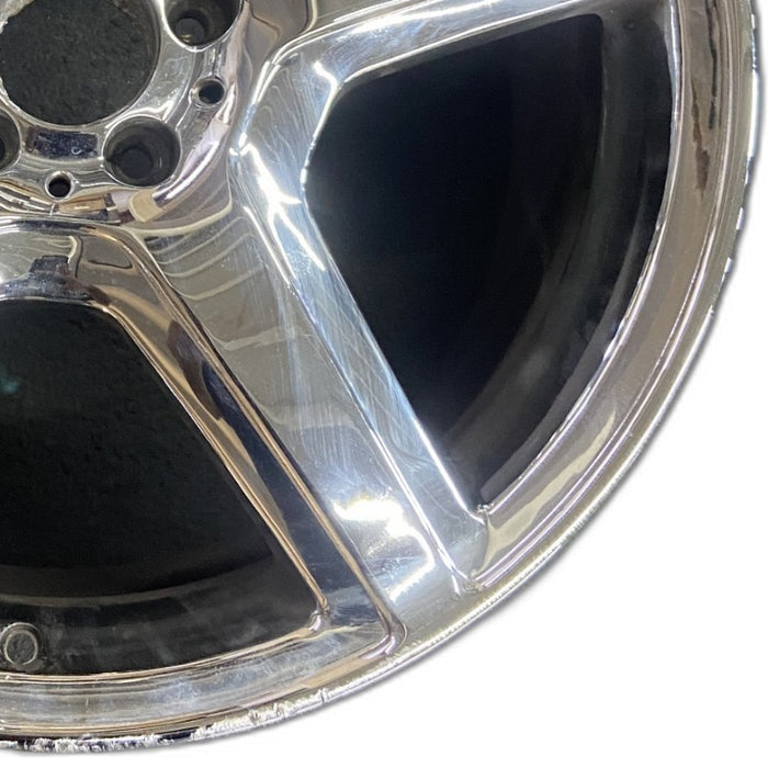20" MERCEDES CL-CLASS 08 216 Type; CL65 20x9.5 5 spoke Original OEM Wheel Rim - Close-Up Detail