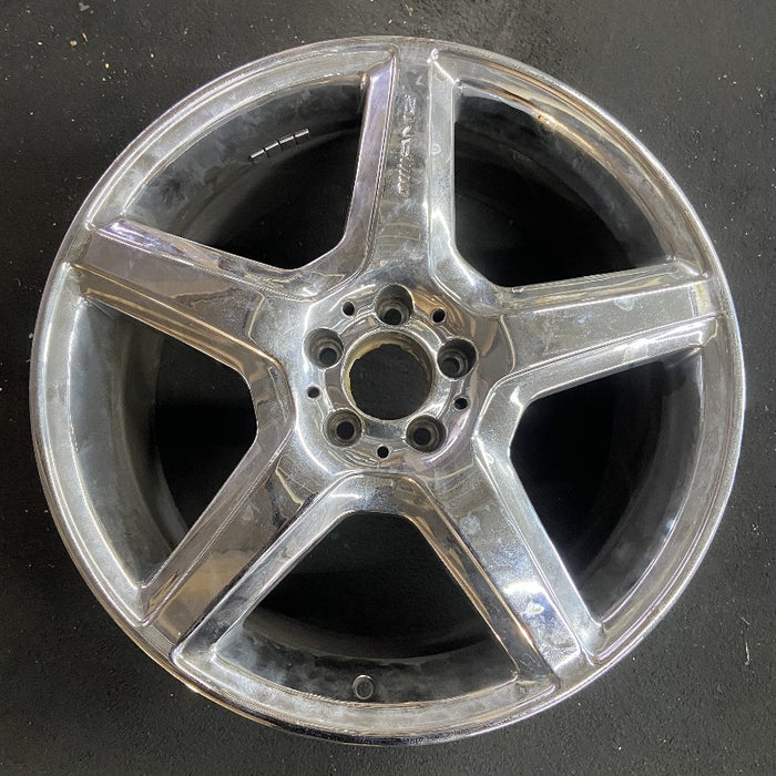 20" MERCEDES CL-CLASS 08 216 Type; CL65 20x9.5 5 spoke Original OEM Wheel Rim - Front View