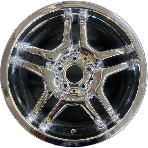 17" MERCEDES C-CLASS 05 203 Type; C55 Sdn 17x8.5 rear Original OEM Wheel Rim - Front View