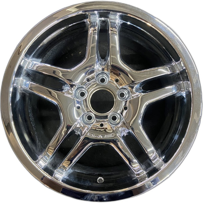 17" MERCEDES C-CLASS 05 203 Type; C55 Sdn 17x8.5 rear Original OEM Wheel Rim - Front View