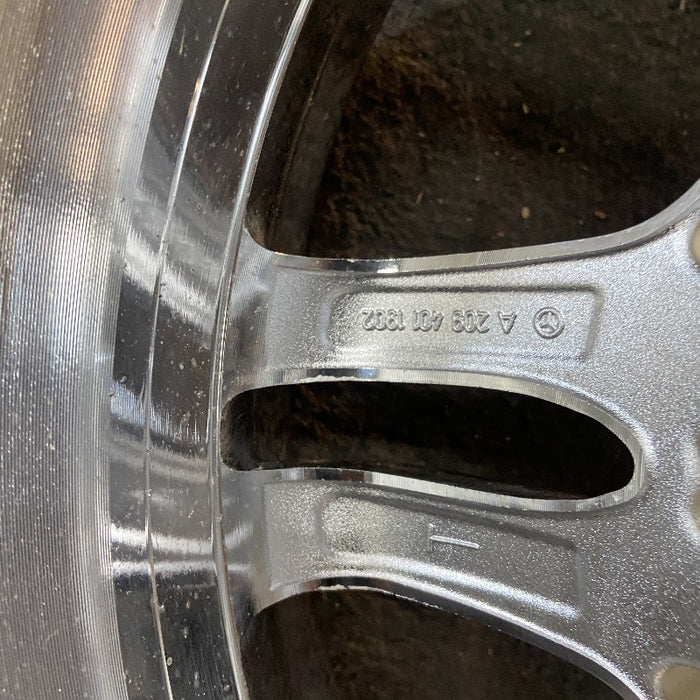 17" MERCEDES C-CLASS 05 203 Type; C55 Sdn 17x8.5 rear Original OEM Wheel Rim - View 10