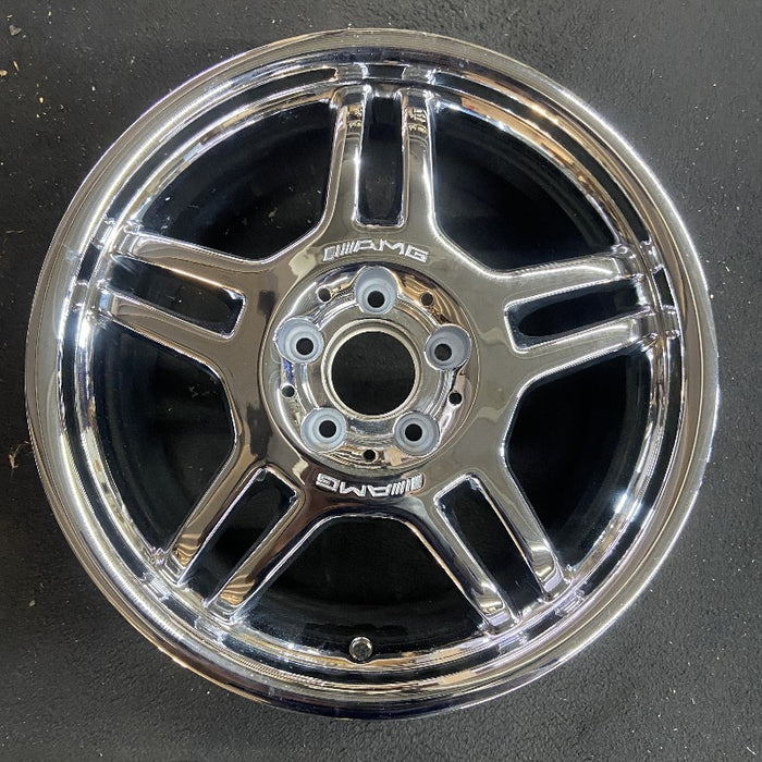 17" MERCEDES C-CLASS 02-04 203 Type; C32 Sdn 17x8.5 rear Original OEM Wheel Rim - Front View