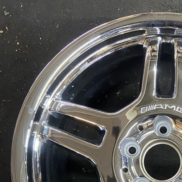 17" MERCEDES C-CLASS 02-04 203 Type; C32 Sdn 17x8.5 rear Original OEM Wheel Rim - Side Profile