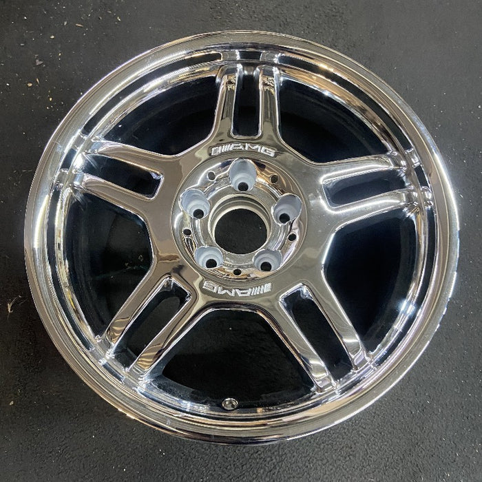 17" MERCEDES C-CLASS 02-04 203 Type; C32 Sdn 17x8.5 rear Original OEM Wheel Rim - View 7