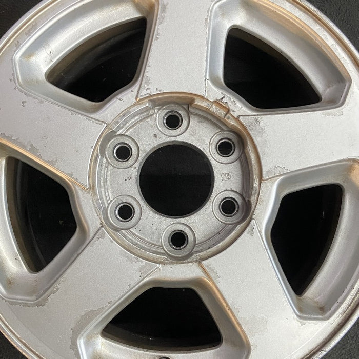 16" TRAILBLAZER 02-03 16x7 aluminum 5 spoke opt QC4 LS flat face pockets Original OEM Wheel Rim