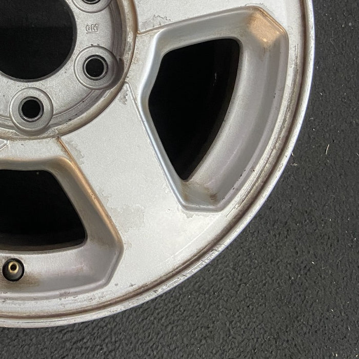 16" TRAILBLAZER 02-03 16x7 aluminum 5 spoke opt QC4 LS flat face pockets Original OEM Wheel Rim