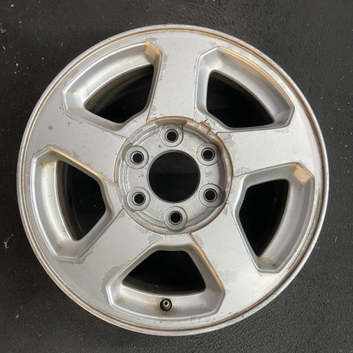 16" TRAILBLAZER 02-03 16x7, aluminum, 5 spoke, opt QC4 , Original OEM Wheel Rim - Additional View