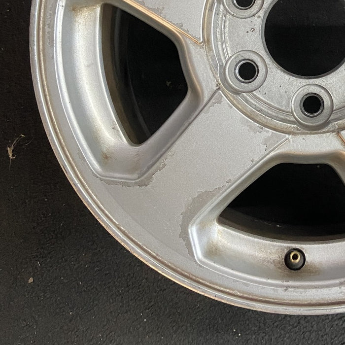 16" TRAILBLAZER 02-03 16x7 aluminum 5 spoke opt QC4 LS flat face pockets Original OEM Wheel Rim