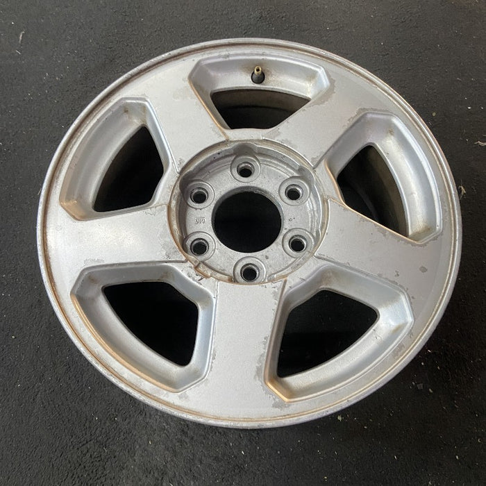 16" TRAILBLAZER 02-03 16x7 aluminum 5 spoke opt QC4 LS flat face pockets Original OEM Wheel Rim