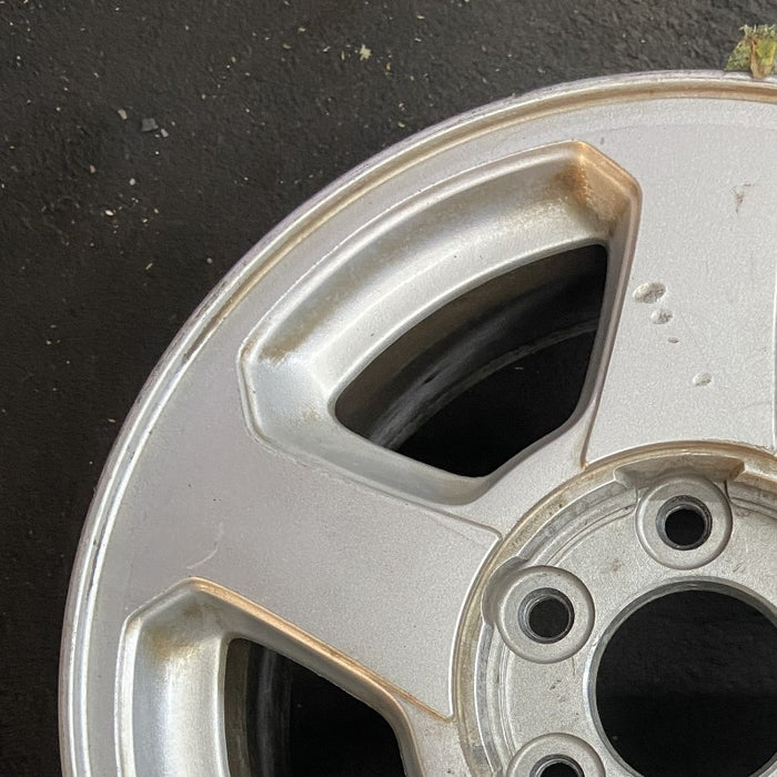 16" TRAILBLAZER 02-03 16x7 aluminum 5 spoke opt QC4 LS flat face pockets Original OEM Wheel Rim