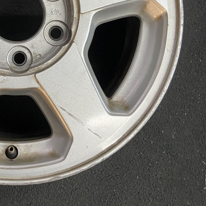 16" TRAILBLAZER 02-03 16x7 aluminum 5 spoke opt QC4 LS flat face pockets Original OEM Wheel Rim