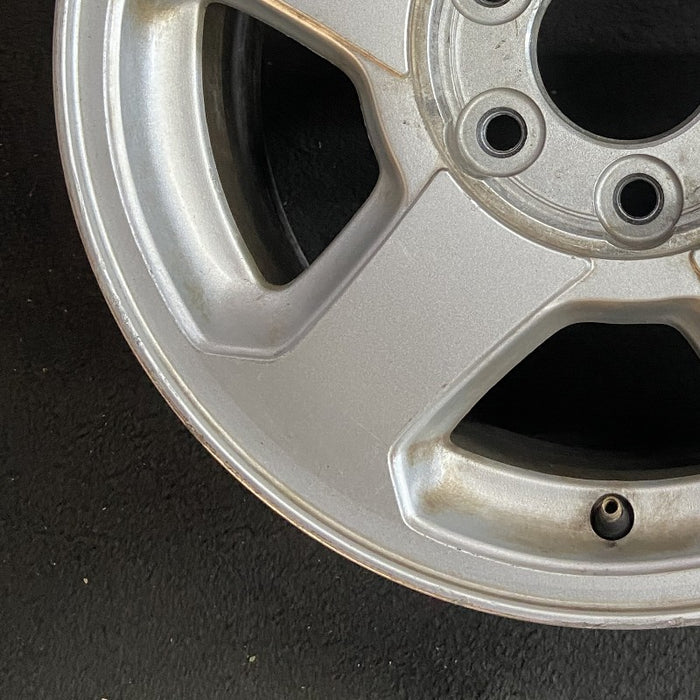 16" TRAILBLAZER 02-03 16x7 aluminum 5 spoke opt QC4 LS flat face pockets Original OEM Wheel Rim