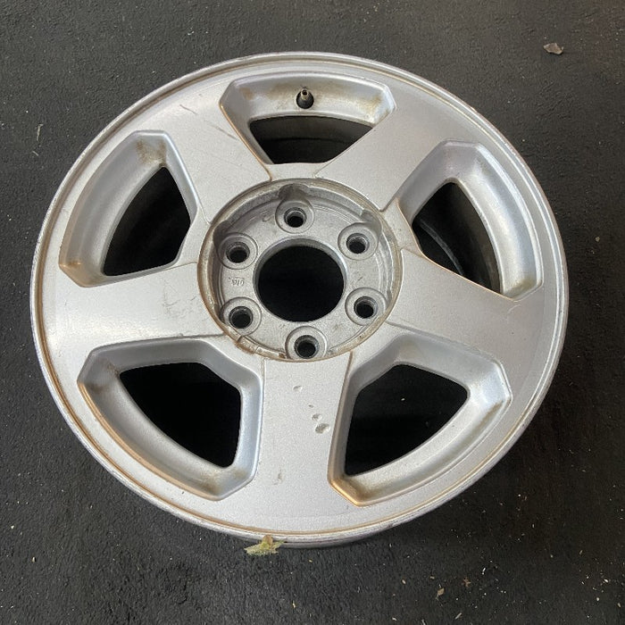 16" TRAILBLAZER 02-03 16x7 aluminum 5 spoke opt QC4 LS flat face pockets Original OEM Wheel Rim