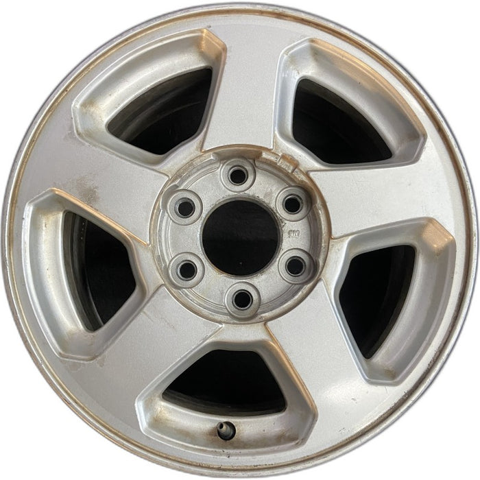 16" TRAILBLAZER 02-03 16x7 aluminum 5 spoke opt QC4 LS flat face pockets Original OEM Wheel Rim