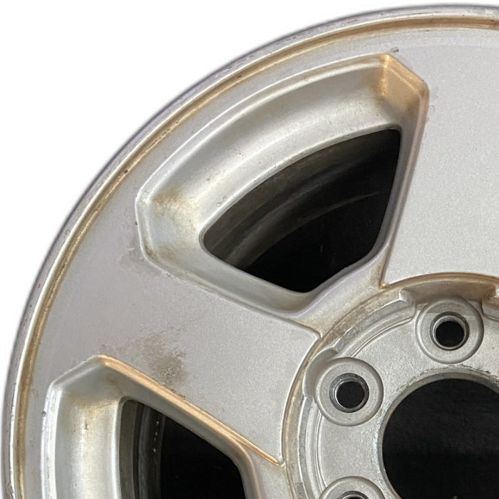 16" TRAILBLAZER 02-03 16x7 aluminum 5 spoke opt QC4 LS flat face pockets Original OEM Wheel Rim