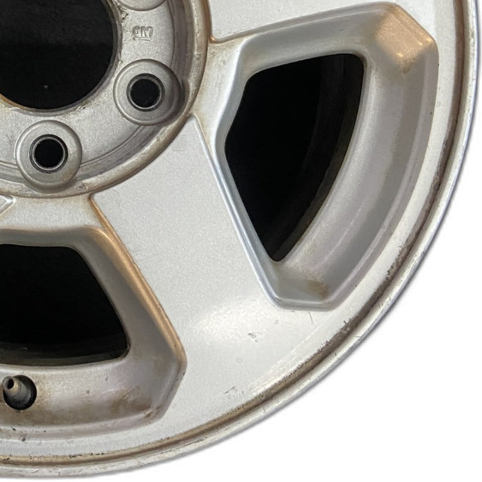 16" TRAILBLAZER 02-03 16x7 aluminum 5 spoke opt QC4 LS flat face pockets Original OEM Wheel Rim