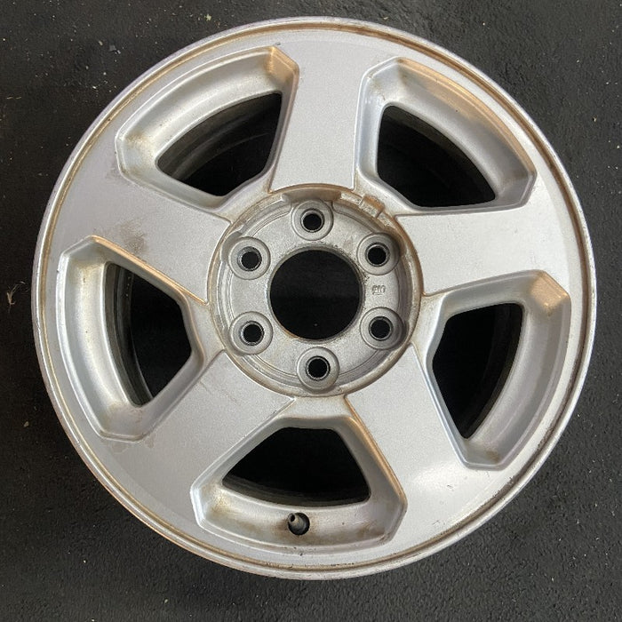 16" TRAILBLAZER 02-03 16x7 aluminum 5 spoke opt QC4 LS flat face pockets Original OEM Wheel Rim