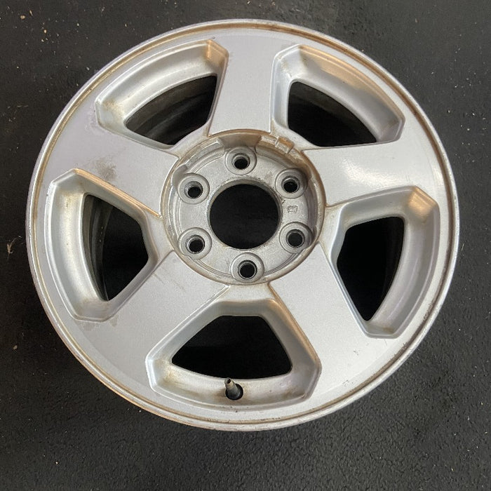 16" TRAILBLAZER 02-03 16x7 aluminum 5 spoke opt QC4 LS flat face pockets Original OEM Wheel Rim