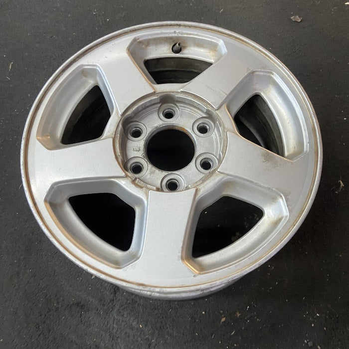 16" TRAILBLAZER 02-03 16x7 aluminum 5 spoke opt QC4 LS flat face pockets Original OEM Wheel Rim