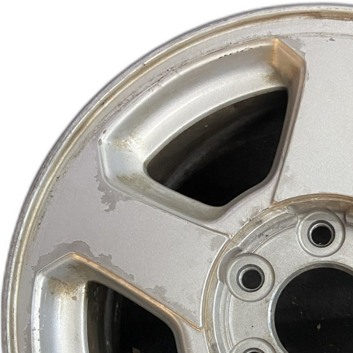 16" TRAILBLAZER 02-03 16x7 aluminum 5 spoke opt QC4 LS flat face pockets Original OEM Wheel Rim