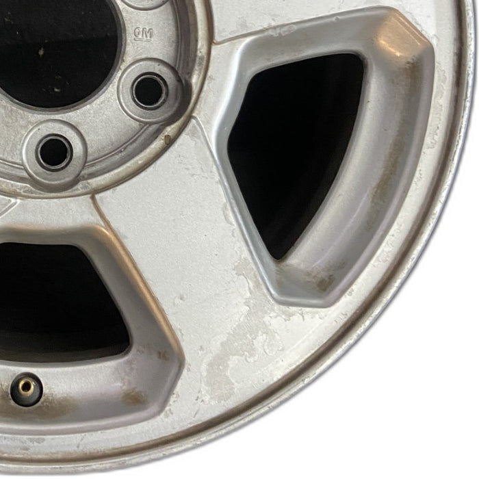 16" TRAILBLAZER 02-03 16x7 aluminum 5 spoke opt QC4 LS flat face pockets Original OEM Wheel Rim