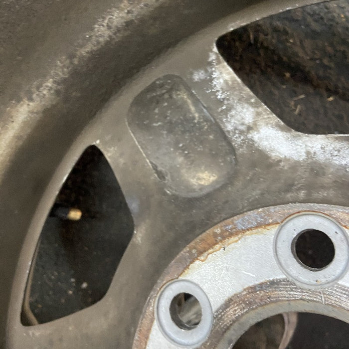 16" TRAILBLAZER 02-03 16x7 aluminum 5 spoke opt QC4 LS flat face pockets Original OEM Wheel Rim