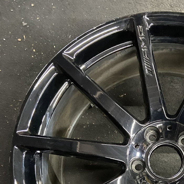 20" MERCEDES S-CLASS 14 222 Type; S63 20x9.5 10 spoke black Original OEM Wheel - Side Profile