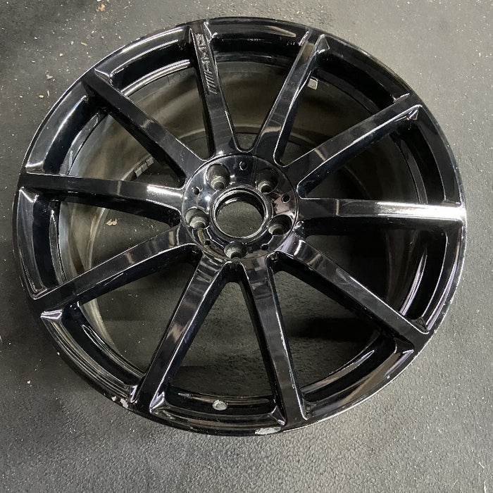 20" MERCEDES S-CLASS 14 222 Type; S63 20x9.5 10 spoke black Original OEM Wheel - View 7