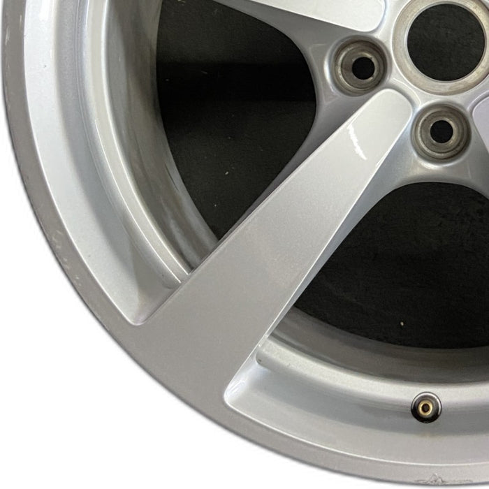18" PORSCHE MACAN 15-18 18x8 5 individual spokes Original OEM Wheel Rim - Back View