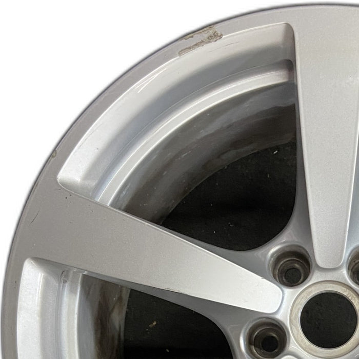 18" PORSCHE MACAN 15-18 18x9 5 individual spokes Original OEM Wheel Rim - Angle View