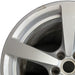 18" PORSCHE MACAN 15-18 18x9 5 individual spokes Original OEM Wheel Rim - Angle View