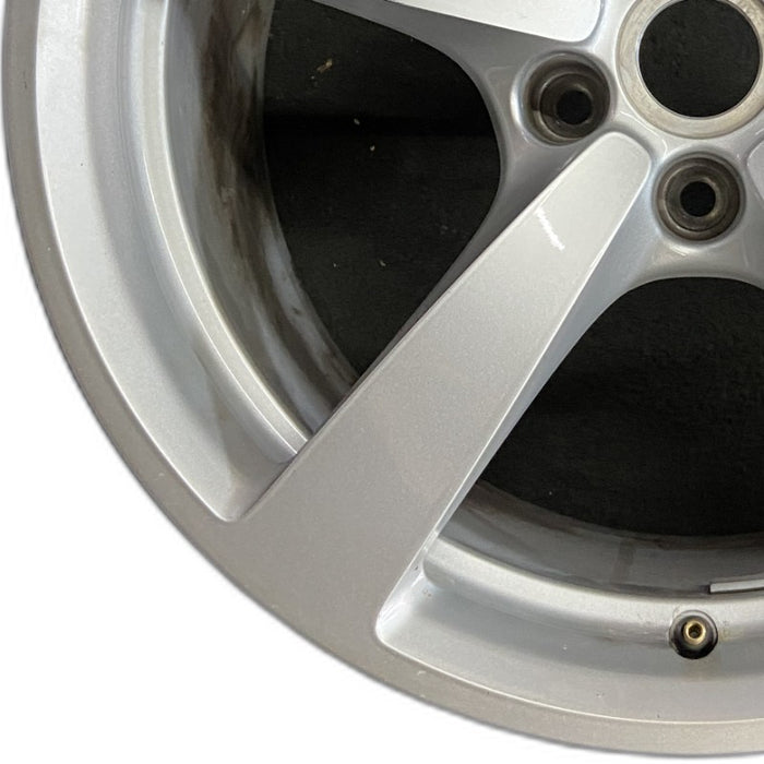 18" PORSCHE MACAN 15-18 18x9 5 individual spokes Original OEM Wheel Rim - Back View