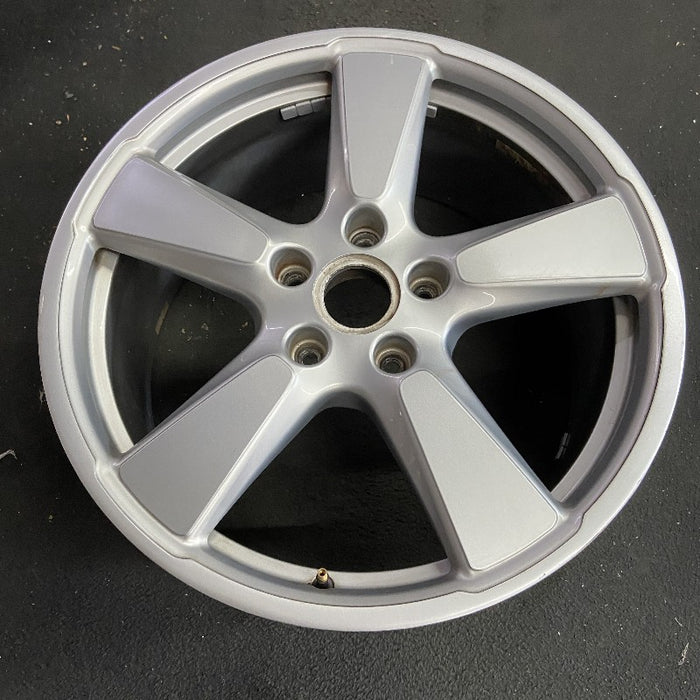 20" PORSCHE PANAMERA 14-16 alloy 20x9.5 5 spoke silver finish Original OEM Wheel Rim