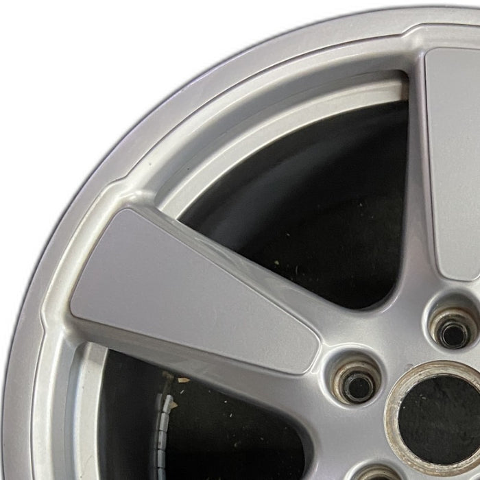 20" PORSCHE PANAMERA 14-16 alloy 20x9.5 5 spoke silver finish Original OEM - Angle View