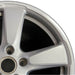 20" PORSCHE PANAMERA 14-16 alloy 20x9.5 5 spoke silver finish Original OEM - Side Profile