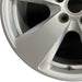 19" PORSCHE CAYENNE 19-23 19x8.5 5 spoke Original OEM Wheel Rim - Back View