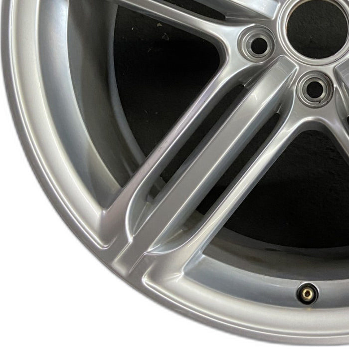 19" AUDI A6 11 19x8.5 5 triple spoke Original OEM Wheel Rim - Back View