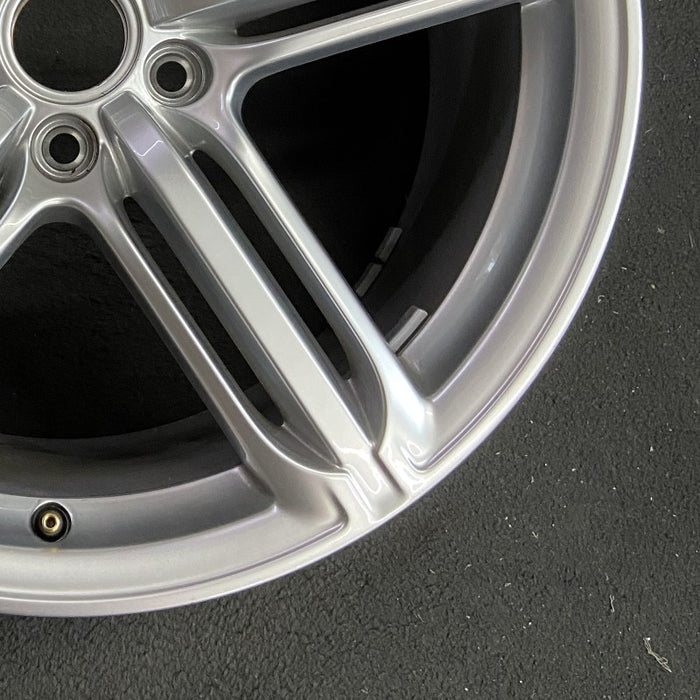19" AUDI A6 11 19x8.5 5 triple spoke Original OEM Wheel Rim - Back View
