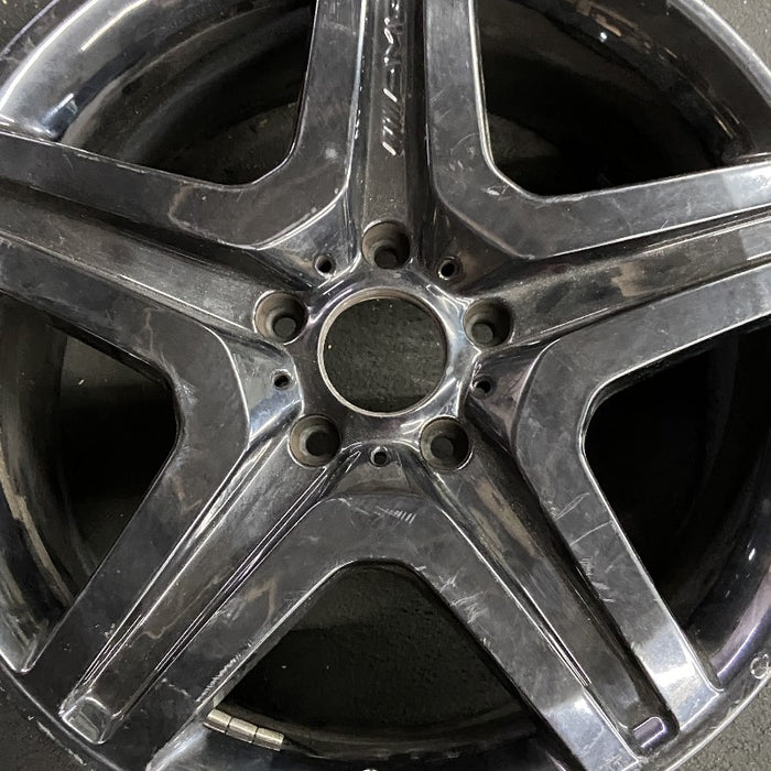 20" MERCEDES G-CLASS 18 463 Type G63 20x9.5 5 spoke black Original OEM Wheel Rim - Angle View