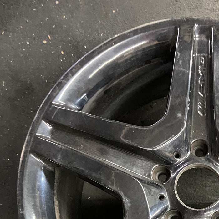 20" MERCEDES G-CLASS 18 463 Type G63 20x9.5 5 spoke black Original OEM Wheel Rim - Side Profile