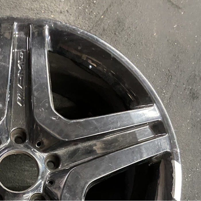 20" MERCEDES G-CLASS 18 463 Type G63 20x9.5 5 spoke black Original OEM Wheel Rim - Close-Up Detail