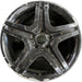 20" MERCEDES G-CLASS 18 463 Type G63 20x9.5 5 spoke black Original OEM Wheel Rim - Front View