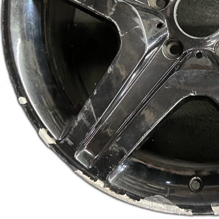 20" MERCEDES G-CLASS 18 463 Type G63 20x9.5 5 spoke black Original OEM Wheel Rim - Back View