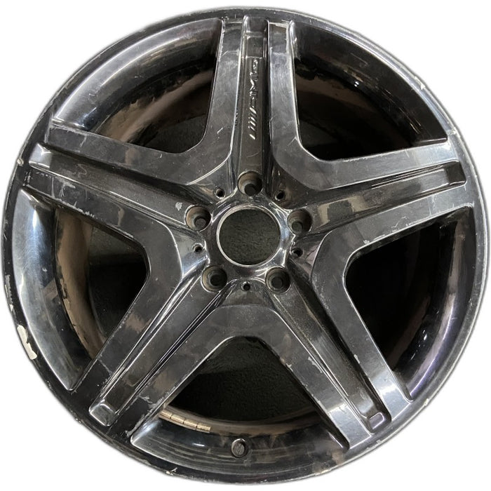 20" MERCEDES G-CLASS 18 463 Type G63 20x9.5 5 spoke black Original OEM Wheel Rim - Front View