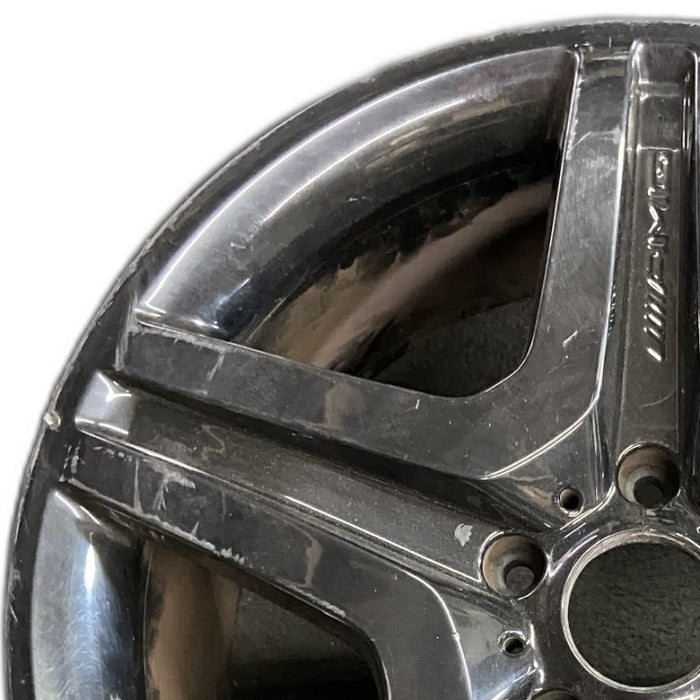 20" MERCEDES G-CLASS 18 463 Type G63 20x9.5 5 spoke black Original OEM Wheel Rim - Angle View