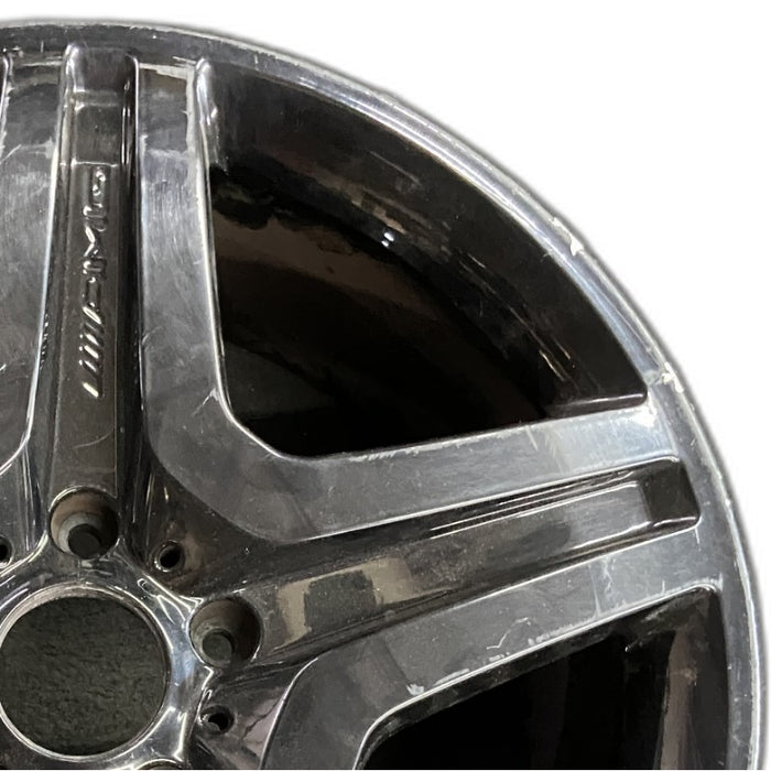 20" MERCEDES G-CLASS 18 463 Type G63 20x9.5 5 spoke black Original OEM Wheel Rim - Side Profile