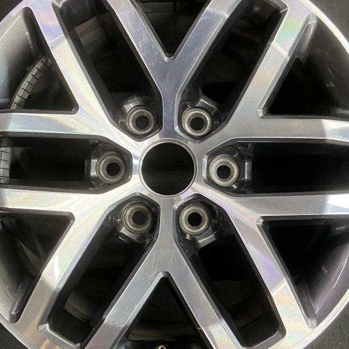 17" FORD F150 RAPTOR 17-20 17x8.5 aluminum 12 spoke 6 split spoke machined face pockets Original OEM Wheel Rim