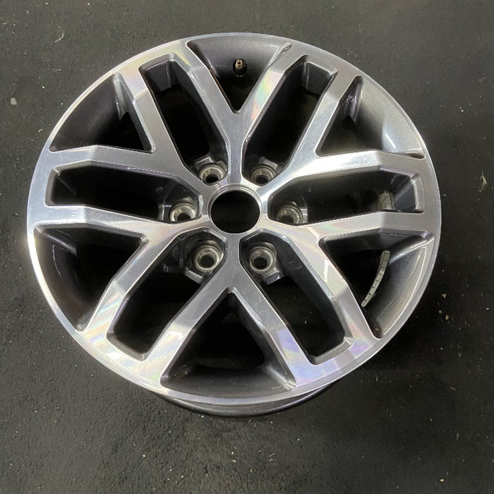 17" FORD F150 RAPTOR 17-20 17x8.5 aluminum 12 spoke 6 split spoke machined face pockets Original OEM Wheel Rim