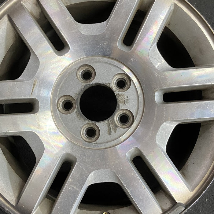 17" MOUNTAINEER 02-03 17x7.5 aluminum 6 double spokes Original OEM Wheel Rim - Angle View